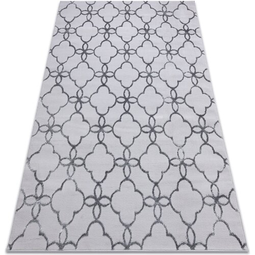 RugsX Preproge Preproga MEFE sodobni 8504 Detelja, cvetje 240x330 cm Siva Cene