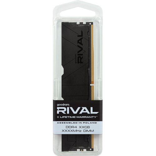 Goodram DDR4 Rival Deep Black 8GB(1* 8) /3600 CL18 memory module 1 x 8 GB 3600 MT /s 288-pin DIMM Cijene