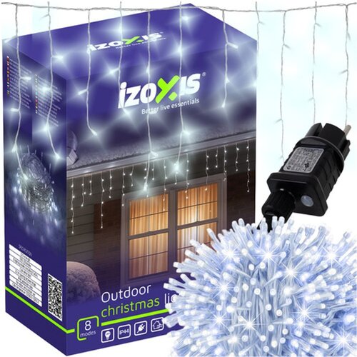 Izoxis vanjske LED lampice 500 LED 22,5 m, hladno bijele Cene