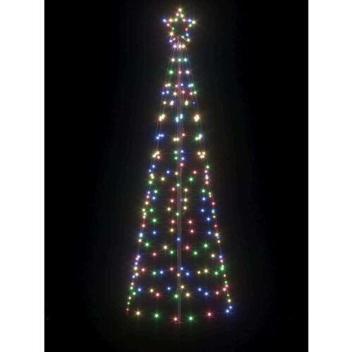 VidaXL LED božićno drvce s 390 LED svjetlima &amp;Scaron;areni 250 cm Željezo Slike