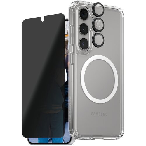 PanzerGlass Samsung Galaxy S25 Bundle 3v1 Privacy komplet za zaščito, (21691060) Cene
