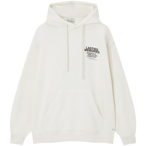 Pull&amp;amp;Bear Majica črna / bela Slike