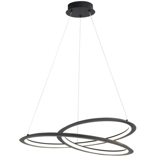  LED luster na sajli TANGO LED/44W/230V 4000K prečnik 60 cm crna Slike