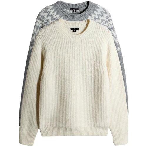 The Set Pulover &amp;#039;Fairilse&amp;#039; boja pijeska / siva Slike