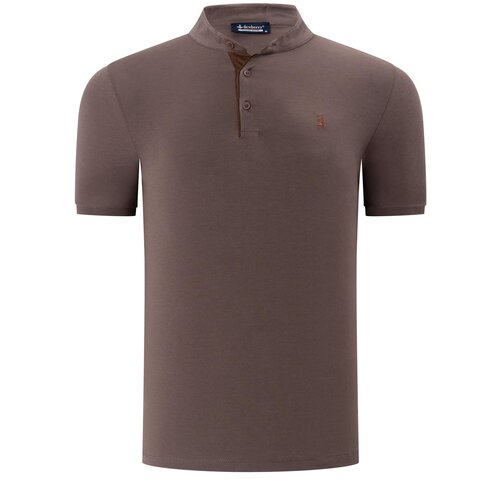 Dewberry T8560 T-SHIRT-PLAIN BROWN Slike