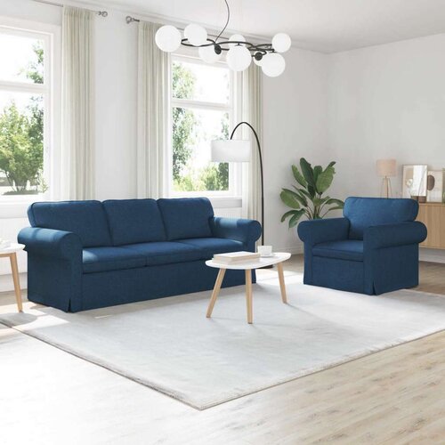 SOFA 2 pcs Plava Metal Cene