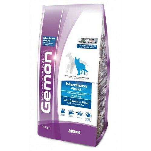 Monge gemon hrana za pse adult medium - tuna 15kg Cene