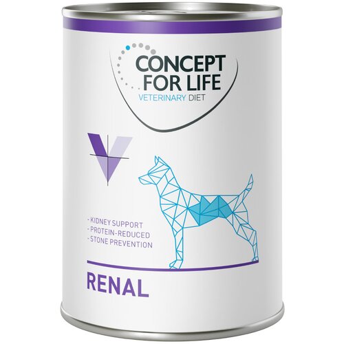 Concept for Life Veterinary Diet Renal za pse - Varčno pakiranje: 12 x 400 g Slike