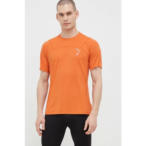 Puma Kratka majica za tek Seasons oranžna barva