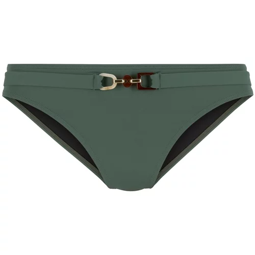 Lascana Bikini donji dio 'Yves' zlatna / kraljevski zelena