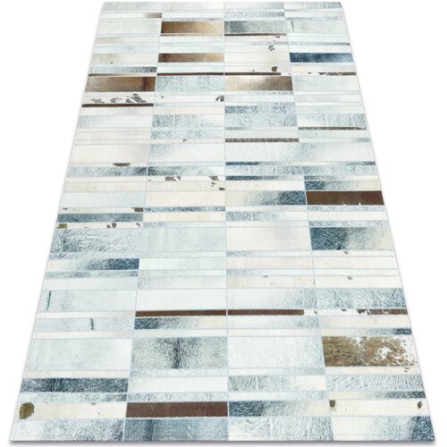 RugsX Preproge Preproga PATCHWORK 21717 bež - Goveja koža, 120x170 cm Bež Cene
