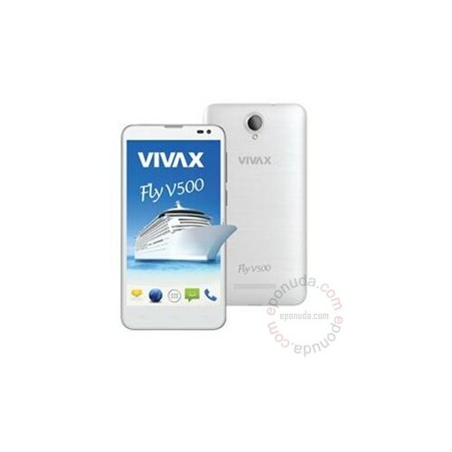 Vivax SMART Fly V500 white mobilni telefon Slike