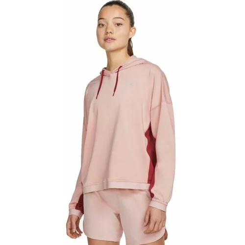 Nike TF PACER HOODIE W Ženska majica za trčanje, boja lososa, veličina