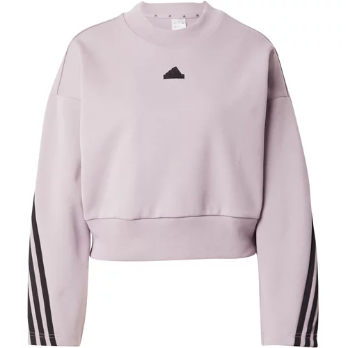 ADIDAS SPORTSWEAR Sportska sweater majica ljubičasta / crna