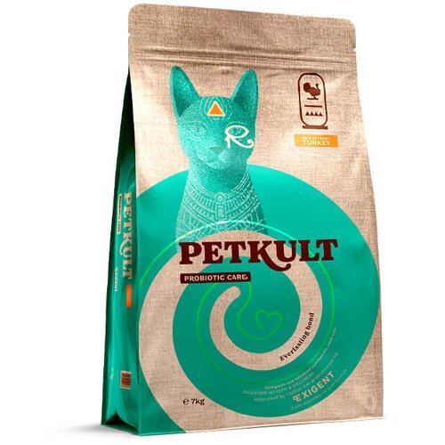 Petkult Probiotic Care Adult Exigent - puran 7 kg Cene