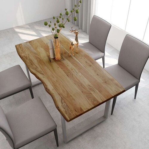  Blagovaonski stol 154x80x76 cm od masivnog bagremovog drva Slike