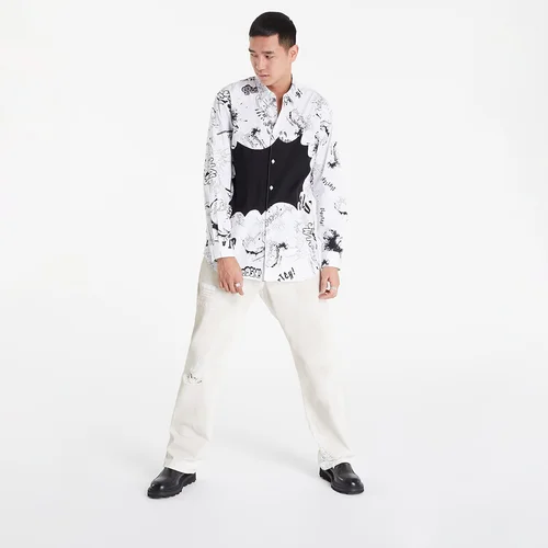 Comme des Garçons SHIRT x Christian Marclay Printed Shirt White