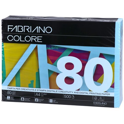 Fabriano Colore, fotokopir papir, u boji, A4, 80gr., 500 listova - odaberite boj Cene