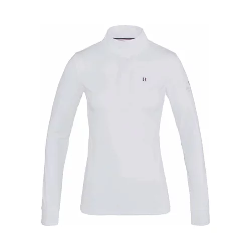 Kingsland Ženska tekmovalna majica z dolgimi rokavi "Classic" v beli barvi - XS