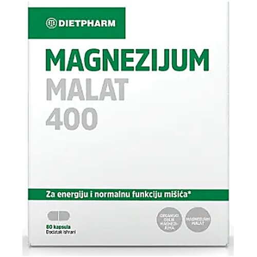 Dietpharm Magnezijum malat 400, 80 kapsula Slike