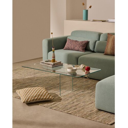 Kave Home Steklena mizica 60x120 cm Zaren &amp;ndash; Slike