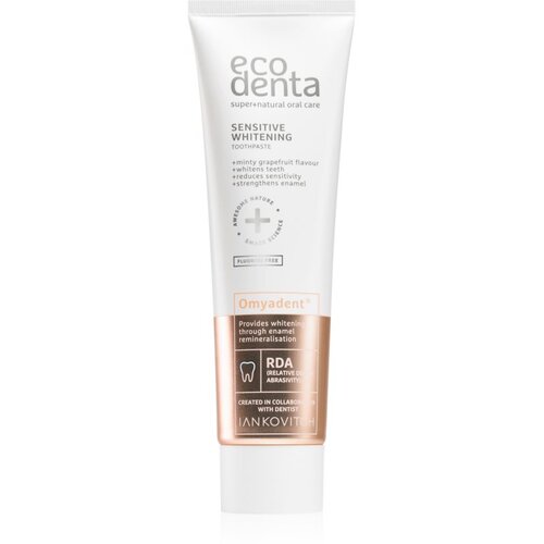 Ecodenta Toothpaste Omyadent belilna pasta za občutljive zobe in dlesni 100 ml Slike
