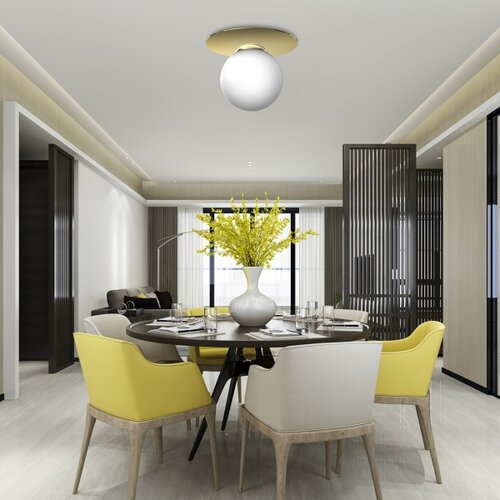  plafonsko svetlo plato 1xE14/40W/230V prečnika 25 cm Slike