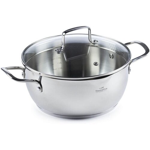 Rosmarino jekleni lonec PourCook II s stekleno pokrovko 3 l - 24 cm Cene