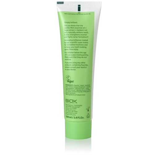 Ecodenta Toothpaste Brilliant Whitening zobna pasta za popolnoma bele zobe 100 ml Slike