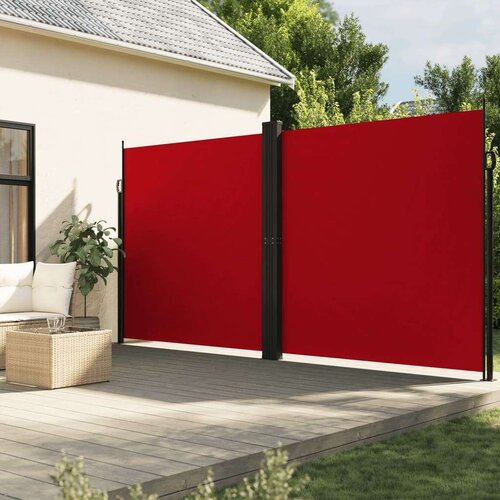  Bočna tenda na uvlačenje crvena 220 x 600 cm Cijene