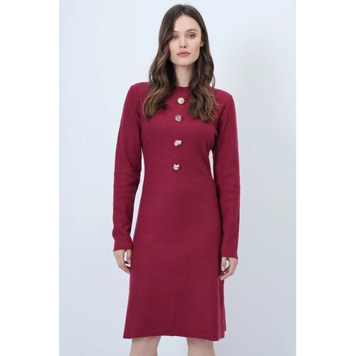 Trend Alacati Stili ženska haljina Alc-X14402, bordo Cene