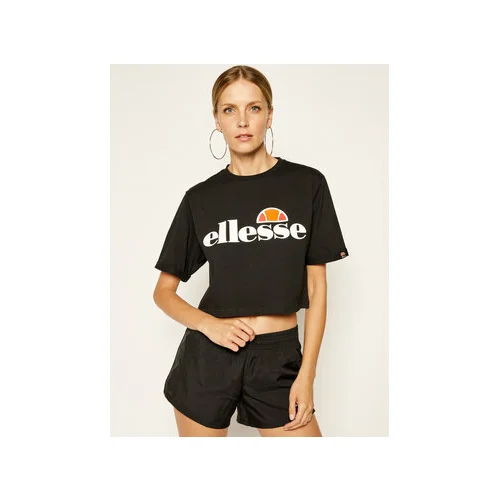 Ellesse Majica Alberta Crop SGS04484 Črna Regular Fit