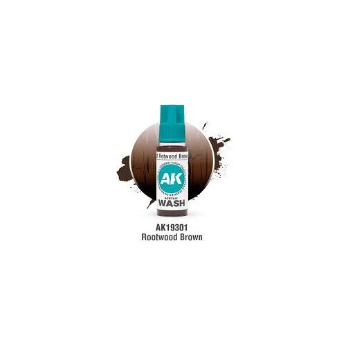 AK Interactive Rotwood Brown Wash 18ml - Master Acrylic Wash AK19301 Cene