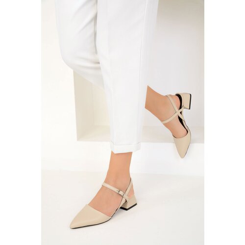 Soho Women&amp;#039;s Beige Classic Heeled Shoes 18840 Slike