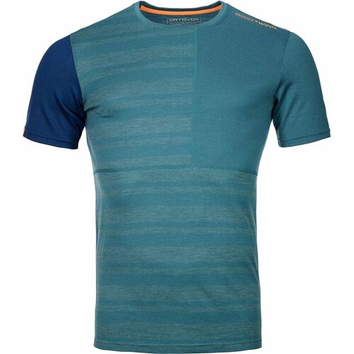 Ortovox Termo spodnje perilo 185 Rock&amp;#039;N&amp;#039;Wool Short Sleeve M Pacific Green M Slike