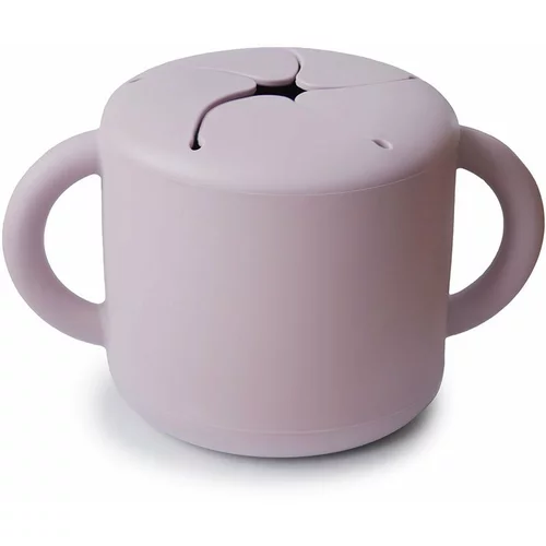 Mushie Baby Snack Cup skodelica za malico Soft Lilac 1 kos