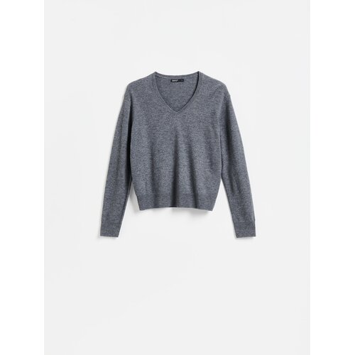 Reserved Džemper od merino vune - srednjesivo Cene