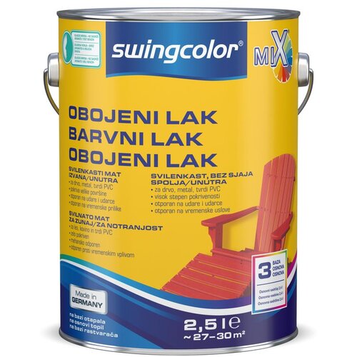 SWINGCOLOR Barvni lak (svilenkasto mat, barva: svetlo zelena, 2,5 l) Cene