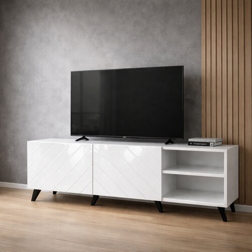 GENERIK TV omarica Holly 1.5 &ndash; Colors: White/White MDF HG, (5000486151) Cene