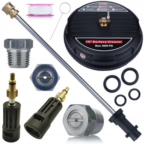 Rosfix SET KRTAČA T-RACER + RAVNA LANCA 58 CM + ADAPTER &ndash; ZA K&Auml;RCHER K2&ndash;K7 | 1/4", 160 BAR, 60&deg;C, (5000036483) Cene