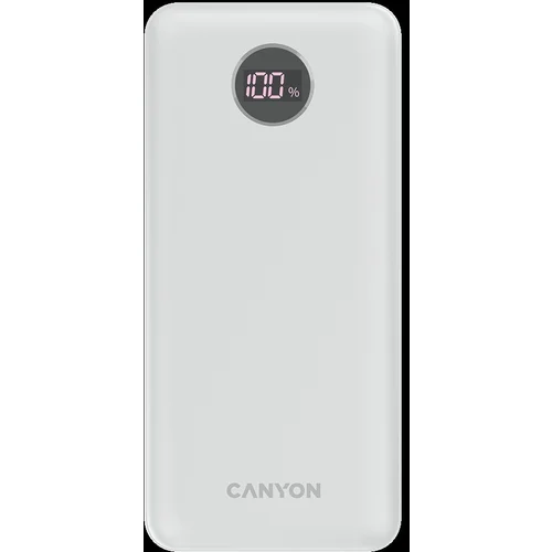 Canyon PB-2002 Power bank 20000mAh Li-poly battery Input Type-C 5V3A9V2A18W Output Type-C：5V3A9V2.2A12V1.5A20W