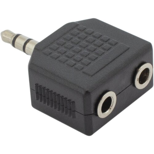 S Box ADAPTER 3.5 mm Mu&amp;scaron;ki -&amp;gt; 2 X 3.5 mm Ženski, (08-ad35-2x35) Slike