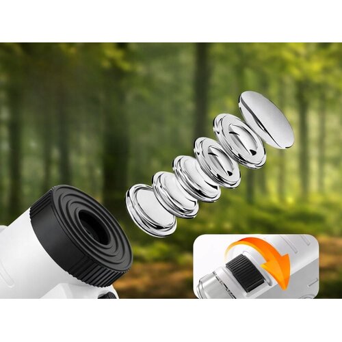  Namizni LED UV mikroskop 60-200x za mobilne telefone Slike