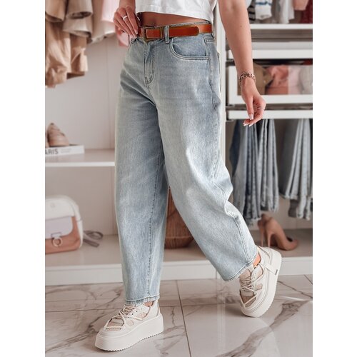 DStreet Spodnie damskie jeansowe wid leg z paskiem NEWFLOVER niebieskie Cijene