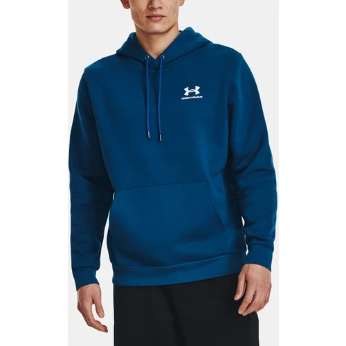 Under Armour Sweatshirt UA Essential Fleece Hoodie-BLU - Men