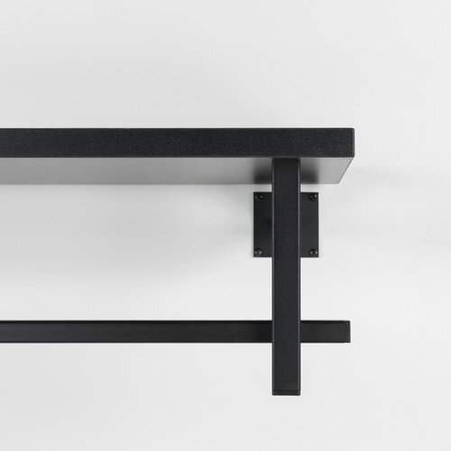 Spinder Design crna metalna zidna vje&amp;scaron;alica s policom simplon &amp;ndash; Slike