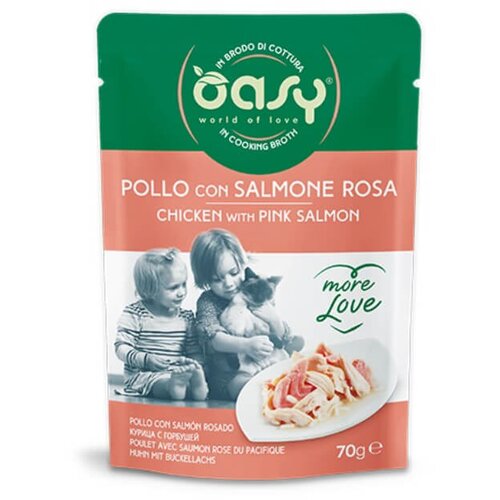 Oasy More Love Adult pi&scaron;čanec in losos v juhi, vrečka - 70 g 70 g Cene