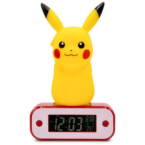 Teknofun sat pokemon - pikachu - alarm clock with light Cene
