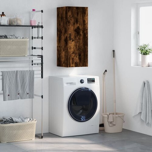 The Living Store Stenska omarica dimljeni hrast 34,5x34x90 cm - Stenska Omarica, (21435060) Slike