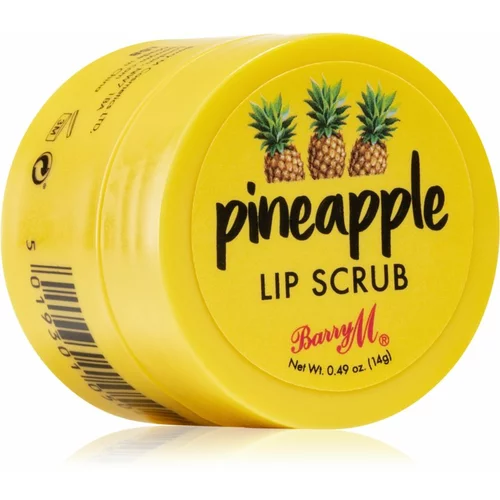 Barry M Lip Scrub Pineapple hidratantni i omekšavajući piling za usne 15 g